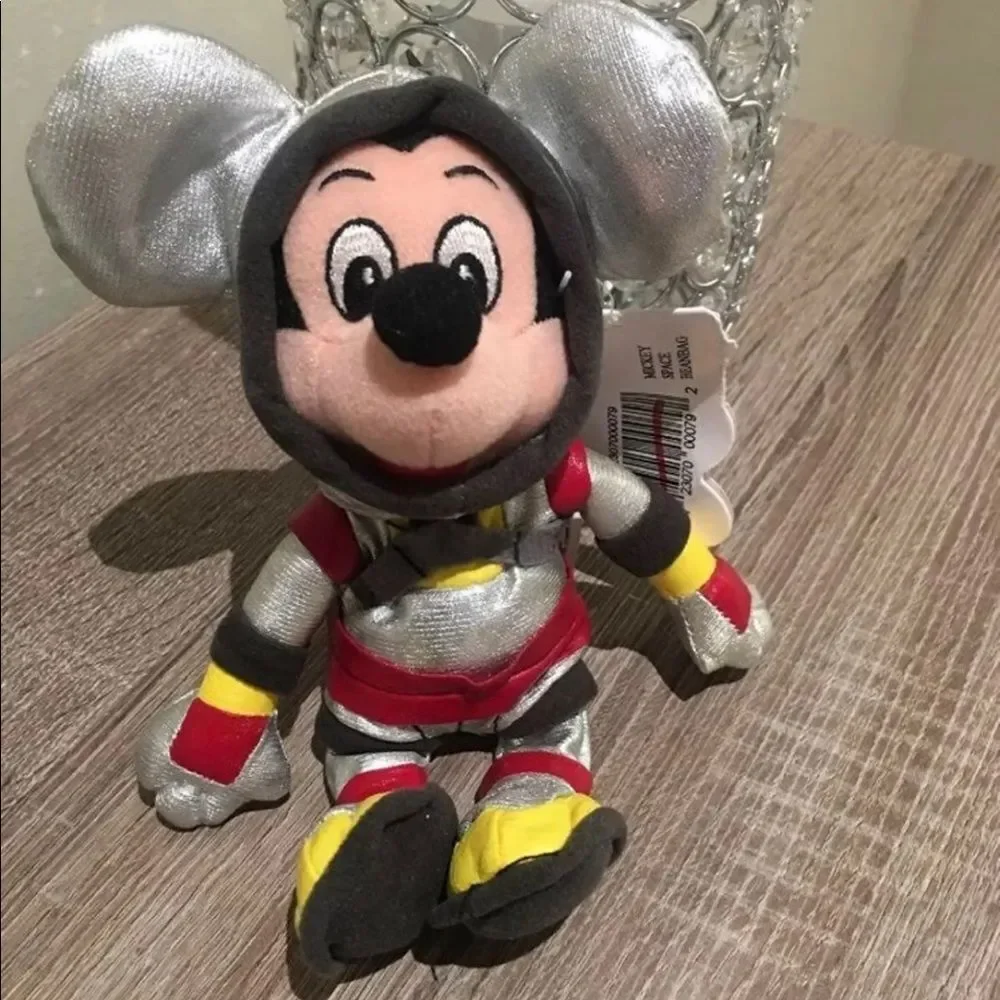 Disney Mouseketoys - Mickey Space Suit Bean Bag Toy with original tags